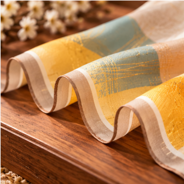 Foulard in seta “Luce di Primavera” · 100% Seta di gelso · 70 × 70 cm