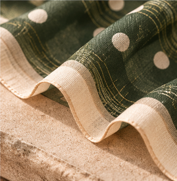 Foulard en soie « Vert Impérial » · 100 % soie de mûrier · 70 × 70 cm