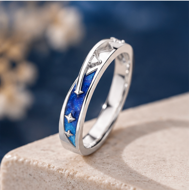 Anillos de Pareja “Bajo el Mismo Cielo” · Plata 925