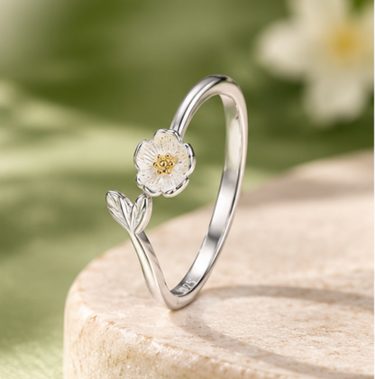 Anelli di coppia “Dove fioriamo” · Argento 925