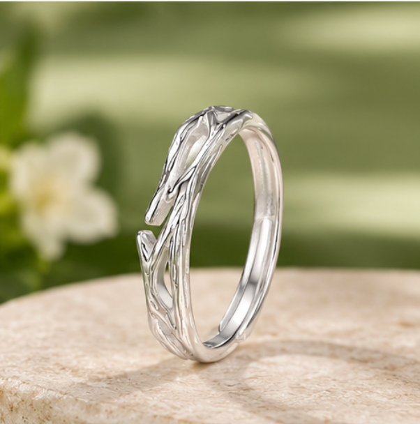 Anelli di coppia “Dove fioriamo” · Argento 925
