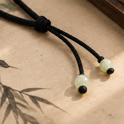 Colgante Pixiu 貔貅 con Píng’ān Kòu de Jade de Hetian