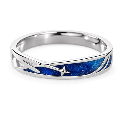 Anillos de Pareja “Bajo el Mismo Cielo” · Plata 925